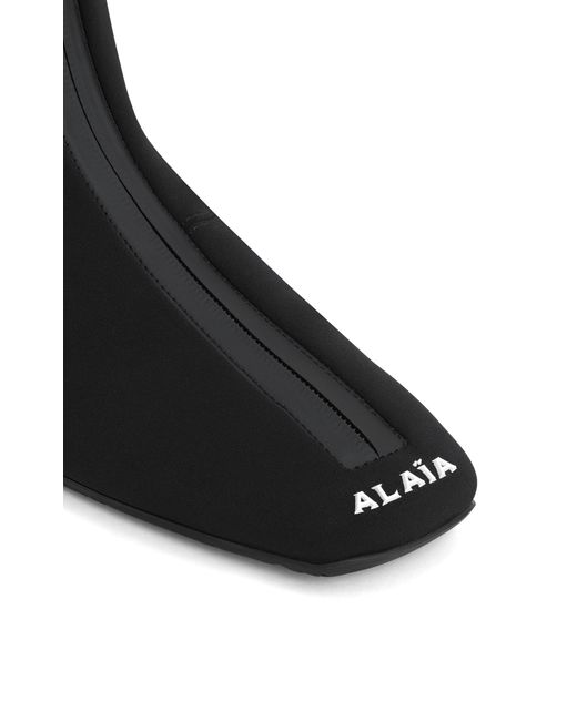 Alaïa Black Neoprene Sneakers