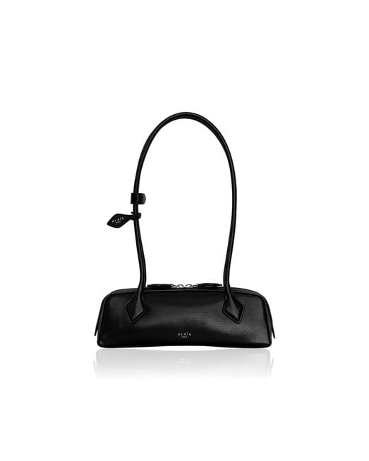 Alaïa Black Le Teckel Small Leather Shoulder Bag