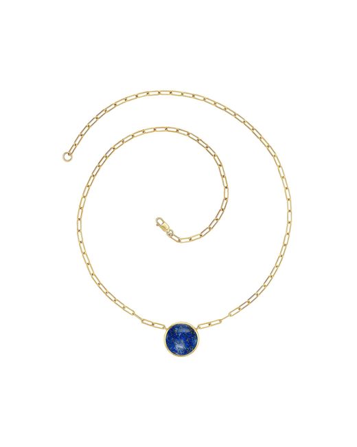 Gazza Ladra White 18K Lapis Necklace