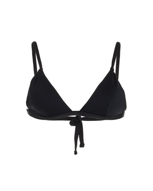 Asceno Black The Genoa Triangle Bikini Top