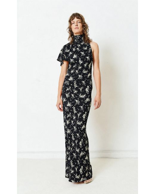 Franchise Blue Karlie Floral Maxi Dress