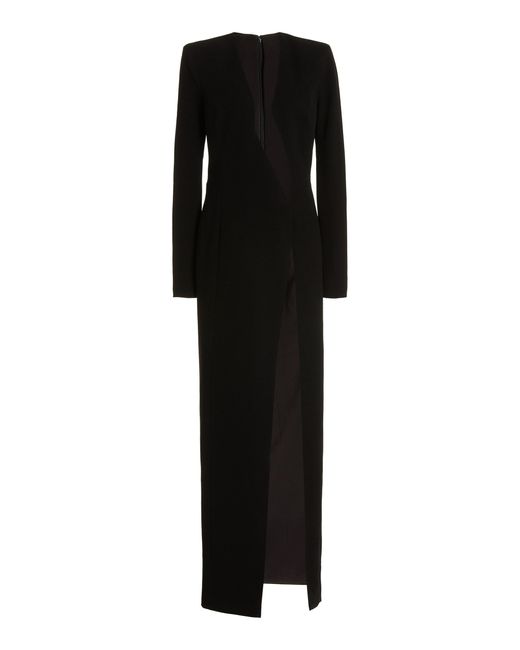 Monot Asymmetric Maxi Dress in Black | Lyst