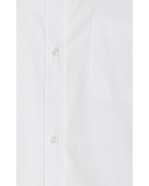 Thom Browne White Oversized Cotton Shirt