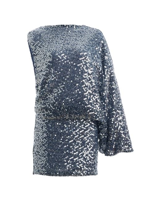 De La Vali Blue Exclusive La Isla Ibiza Mini Dress