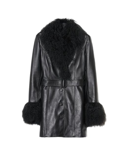 Nili Lotan Black Sefa Leather Jacket