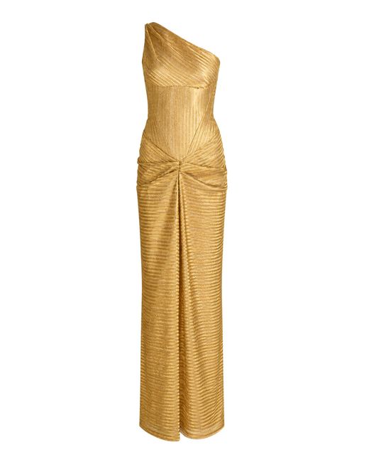 Sandra Mansour Metallic Dreamstate-Thread Maxi Dress