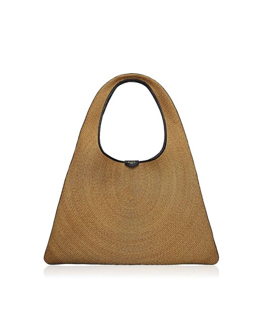 Alaïa Natural Hobo Raffia Tote Bag