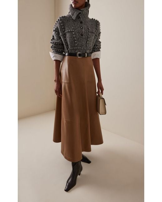 Altuzarra Gray Mitch Textured Merino Wool Sweater