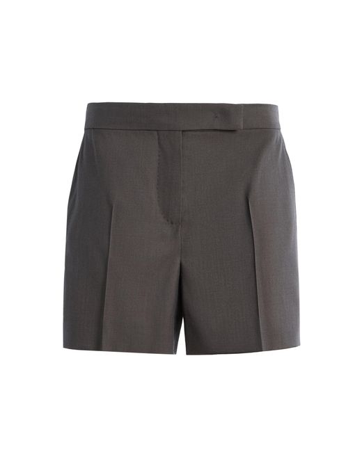 Max Mara Gray Wool Shorts