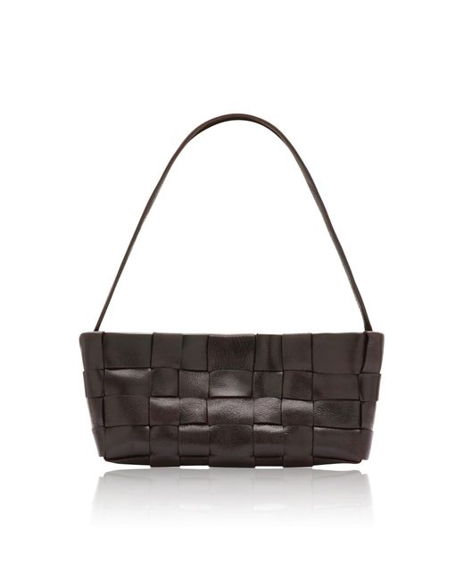 St. Agni Black Petit Woven Tote