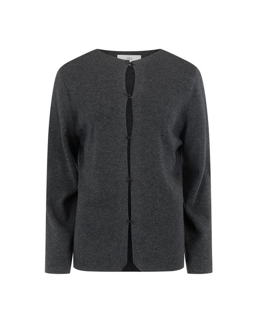 Harris Tapper Black Violetta Wool-Cashmere Cardigan