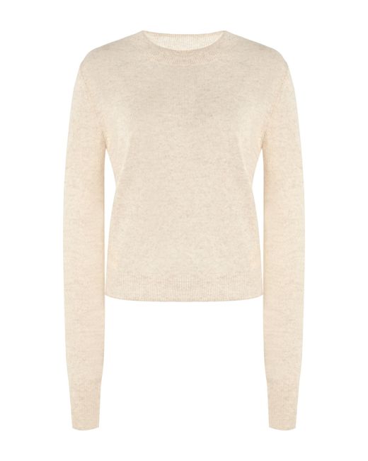 ÉTERNE White Francis Cashmere Sweater