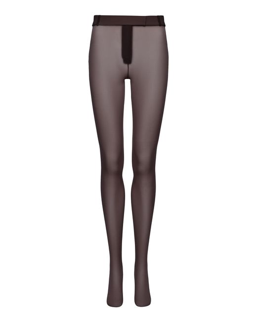 Magda Butrym Gray Mid-Rise Tights