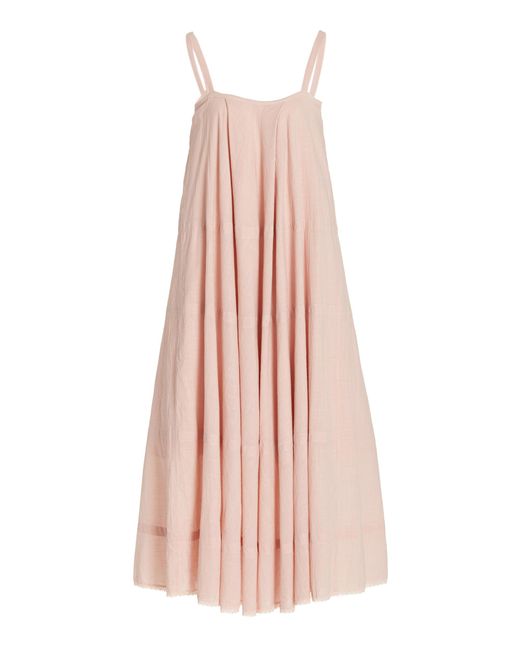 Posse Pink Exclusive Odette Cotton Maxi Dress
