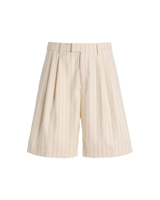 FAVORITE DAUGHTER Natural Exclusive The Low Favorite Twill Bermuda Short