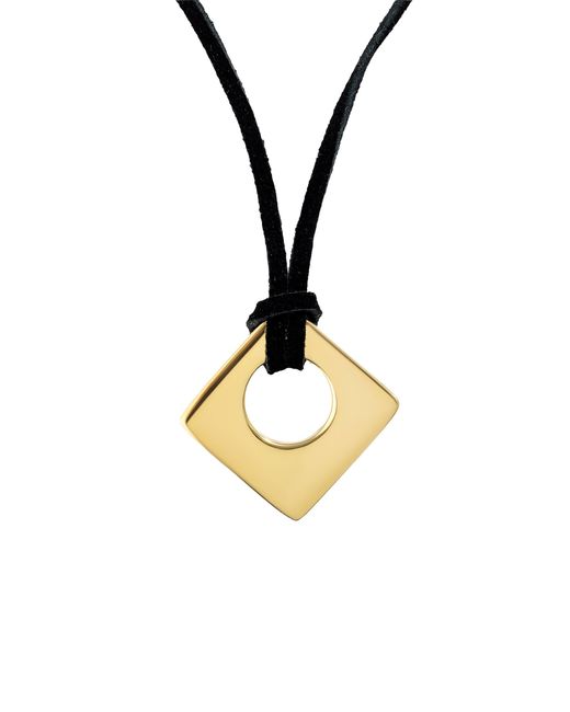 RENATO CIPULLO Metallic Blocco 18K Diamond Necklace