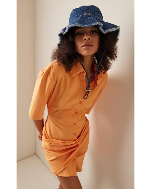 Jacquemus Le Bob Artichaut Denim Bucket Hat in Blue | Lyst