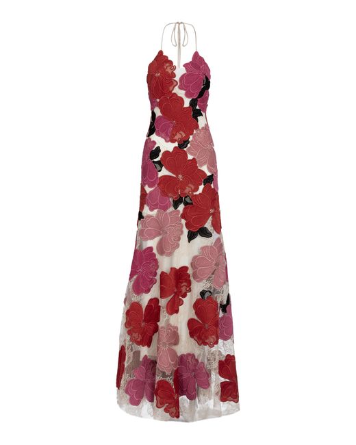 Silvia Tcherassi Red Vanessa Maxi Dress