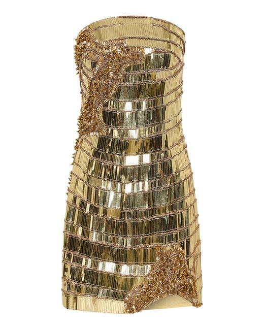 ariel gold dress ARIEL CROCHET SEASHELL DRESS main image 0