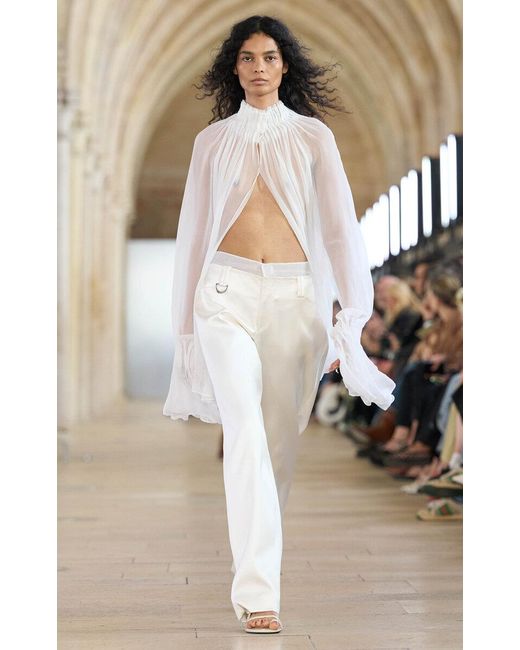Aje. Natural Capulette Blouse