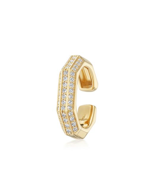 Sorellina Metallic Pave 18K Diamond Ear Cuff