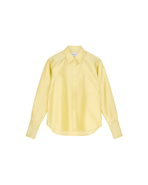 16Arlington Yellow Lucille Silk Shirt