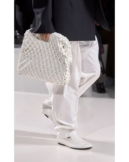 Bottega Veneta Black Lauren 1980 N/S Intreccio Clutch