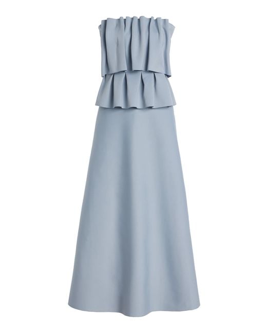 House of Dagmar Exclusive Sculpted Tube Dress in Blue | Lyst