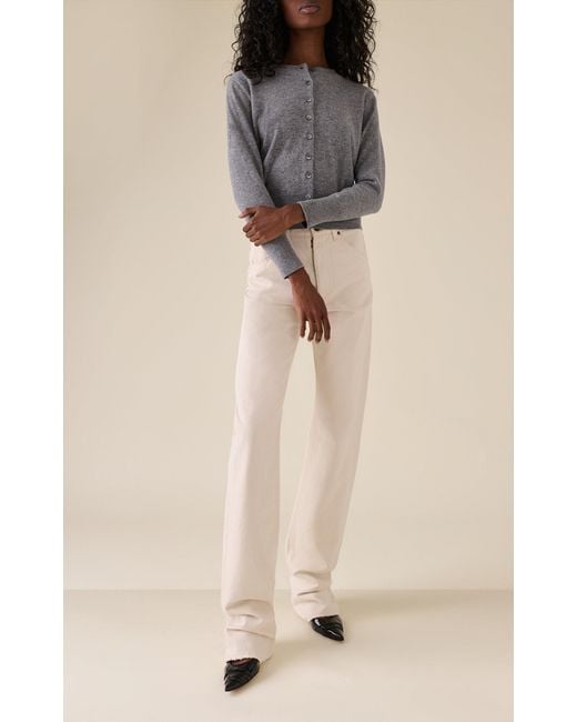 Maison Margiela Gray Knit Wool Cardigan