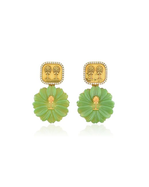 Amrapali Green 18K Aam Panna Earrings