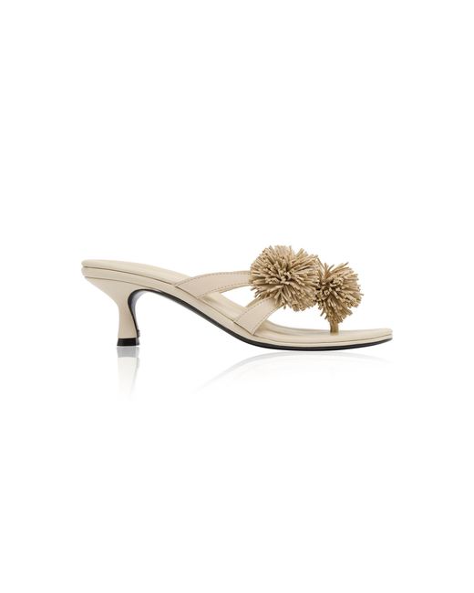 St. Agni White Urchin Heel 50