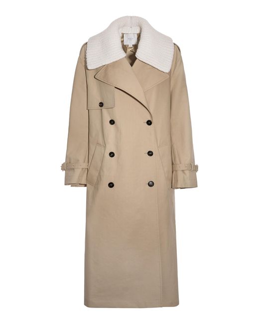 Malo Natural Cotton Trench Coat