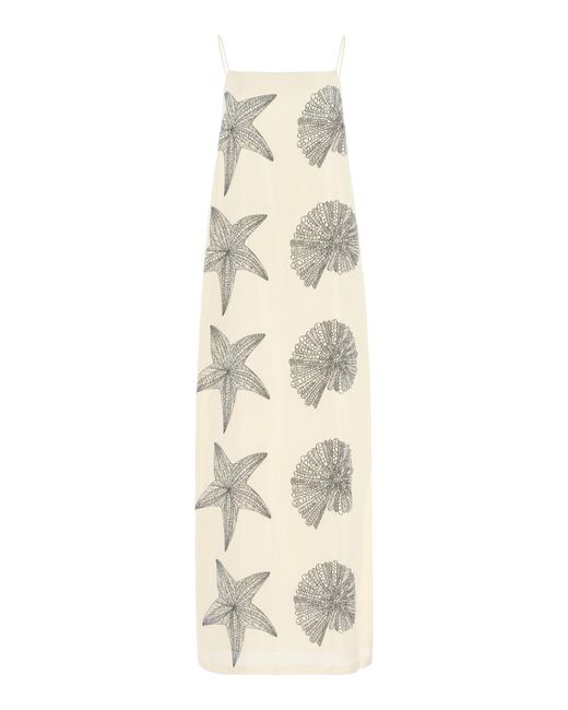 By Malene Birger Natural Exclusive Riviera Almees Printed Dress