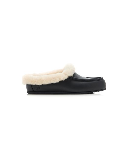 Ugg Black Ansley Sheepskin Slippers