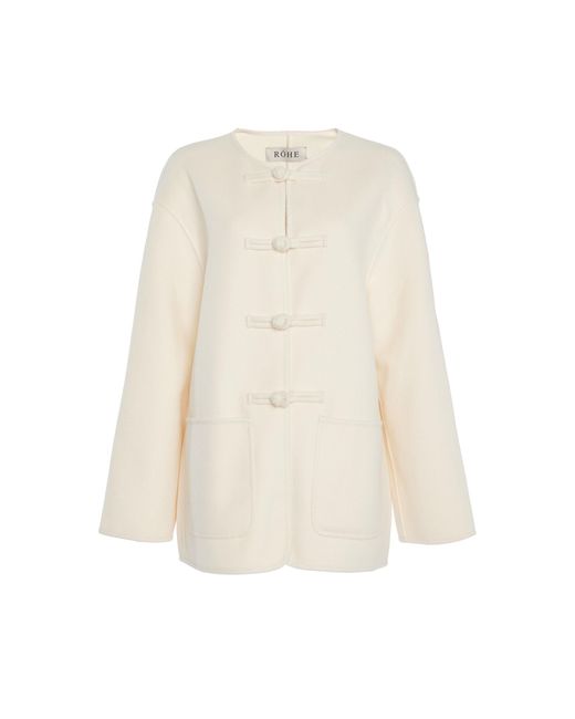 Rohe White Wool Jacket