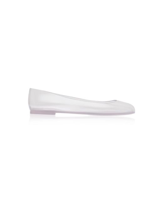 St. Agni White Jelly Ballet Flat