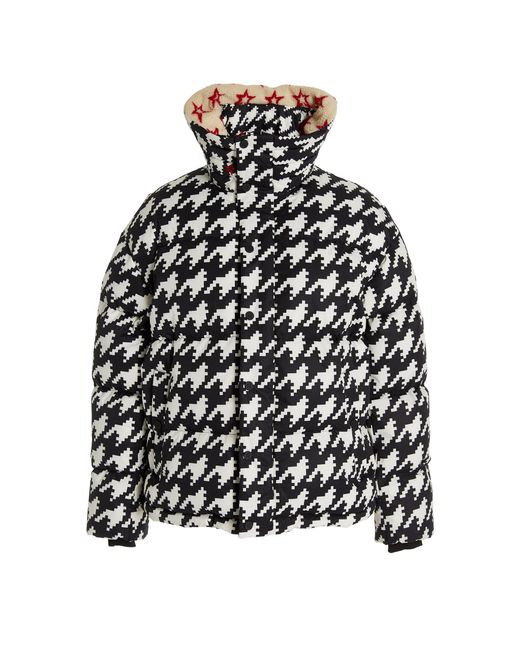 Perfect Moment Jojo Houndstooth Down Ski Jacket in Black - Lyst