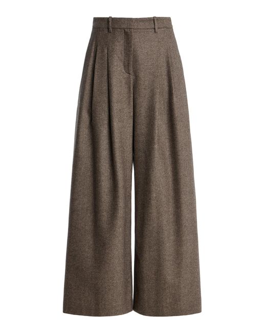 Twp Brown Avery Wool Trousers