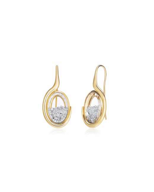 Moritz Glik Metallic 18K Nota Earrings