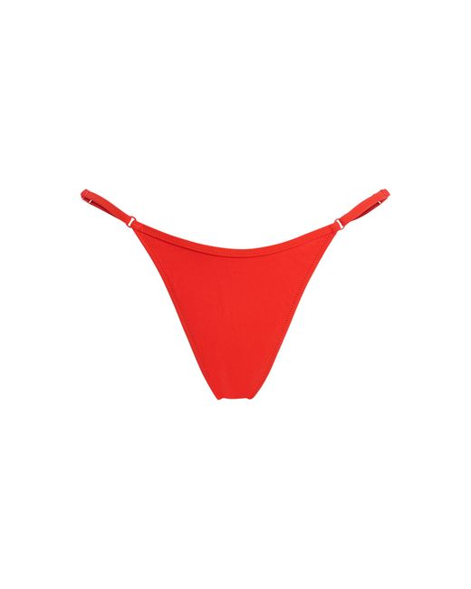 Tropic of C Red Low-Rise Bikini Bottoms