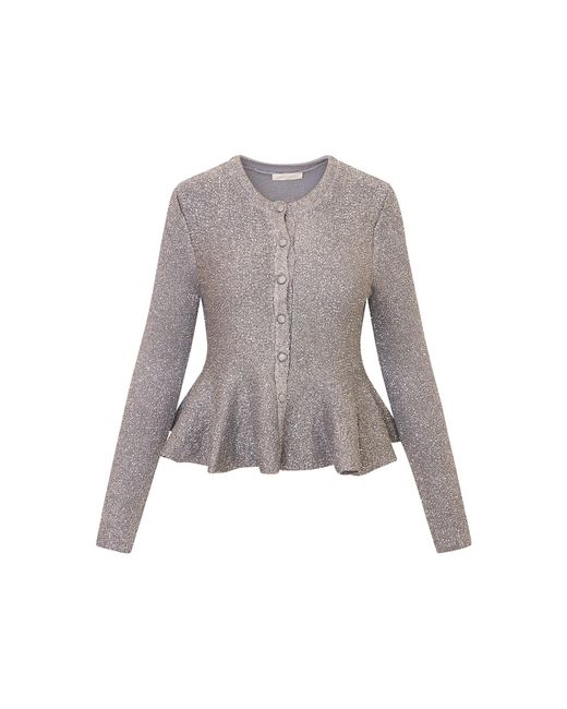 LoveShackFancy Metallic Vireya Sparkle Cardigan