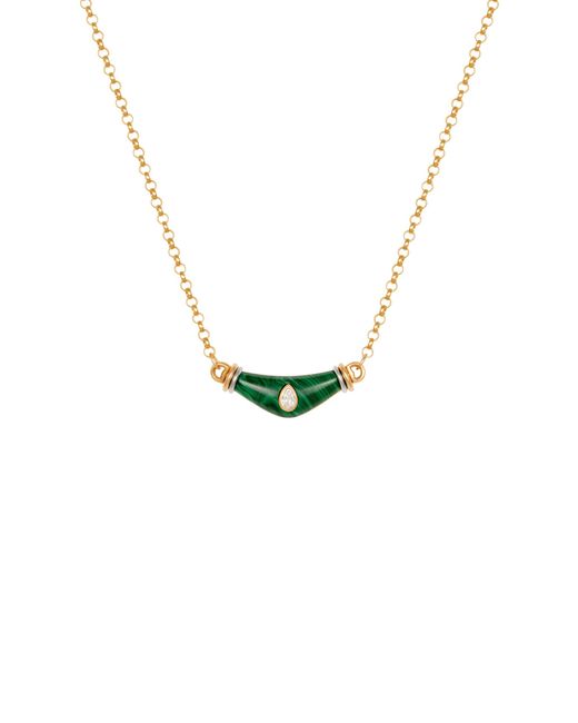 L'Atelier Nawbar Metallic Karma 18K Diamond Necklace