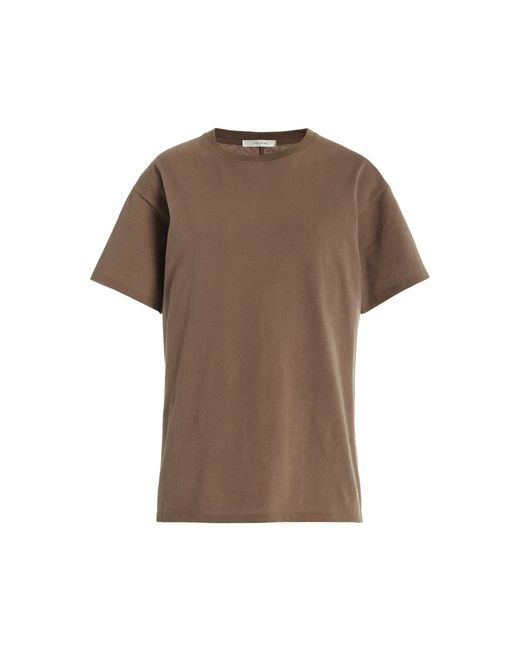 The Row Brown Ashton Cotton T-shirt