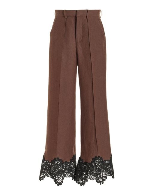 [RECTO] /☆ 25SS WRAP DETAIL CULOTTE TWEED PANTS / RED BROWN RECTO - Official Website