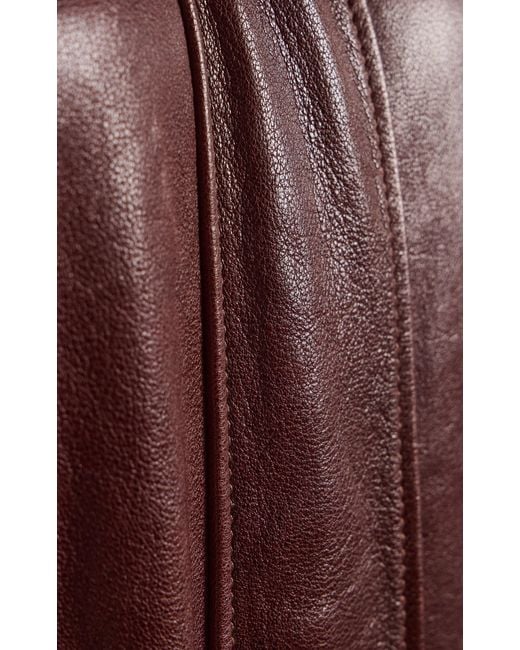 Arma Red Paula Leather Jacket