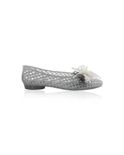HEAVENLY JELLY Metallic Gleaming Embellished Jelly Shoes