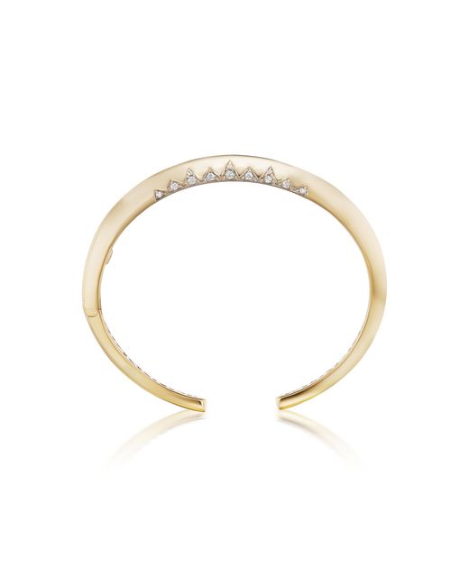 Sorellina White Crown 18K Diamond Cuff