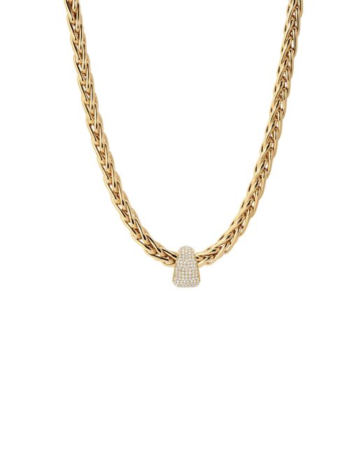 Adina Reyter Metallic 14K Stellar Pavé Diamond Xl Big Bead Necklace