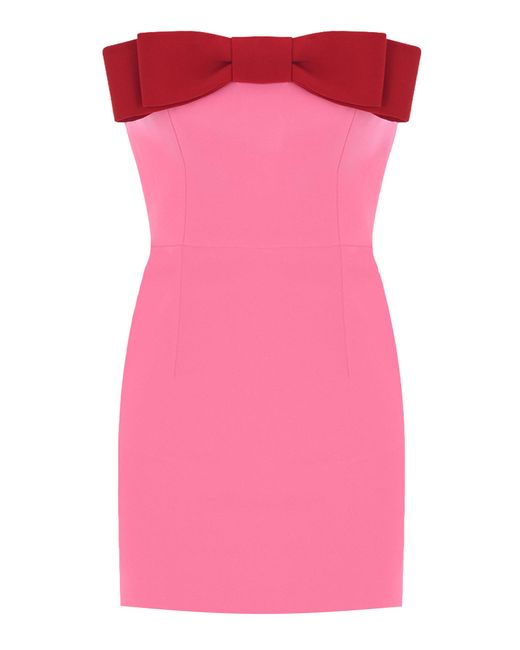 The New Arrivals Ilkyaz Ozel Pink Elea Mini Dress