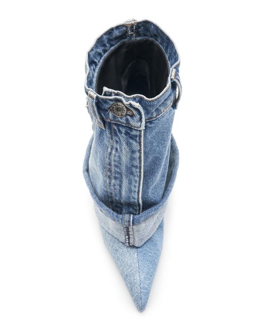 Dolce & Gabbana Denim Boots in Blue Lyst